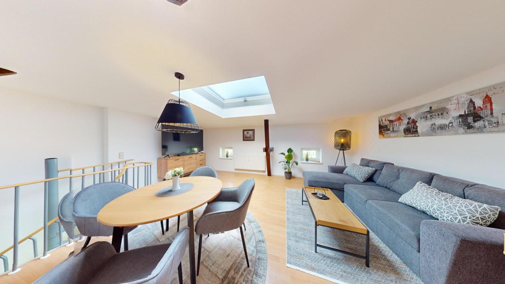 Sweethome - Luxus Apartment Auf 2 Etagen มัคเดอบวร์ก ภายนอก รูปภาพ