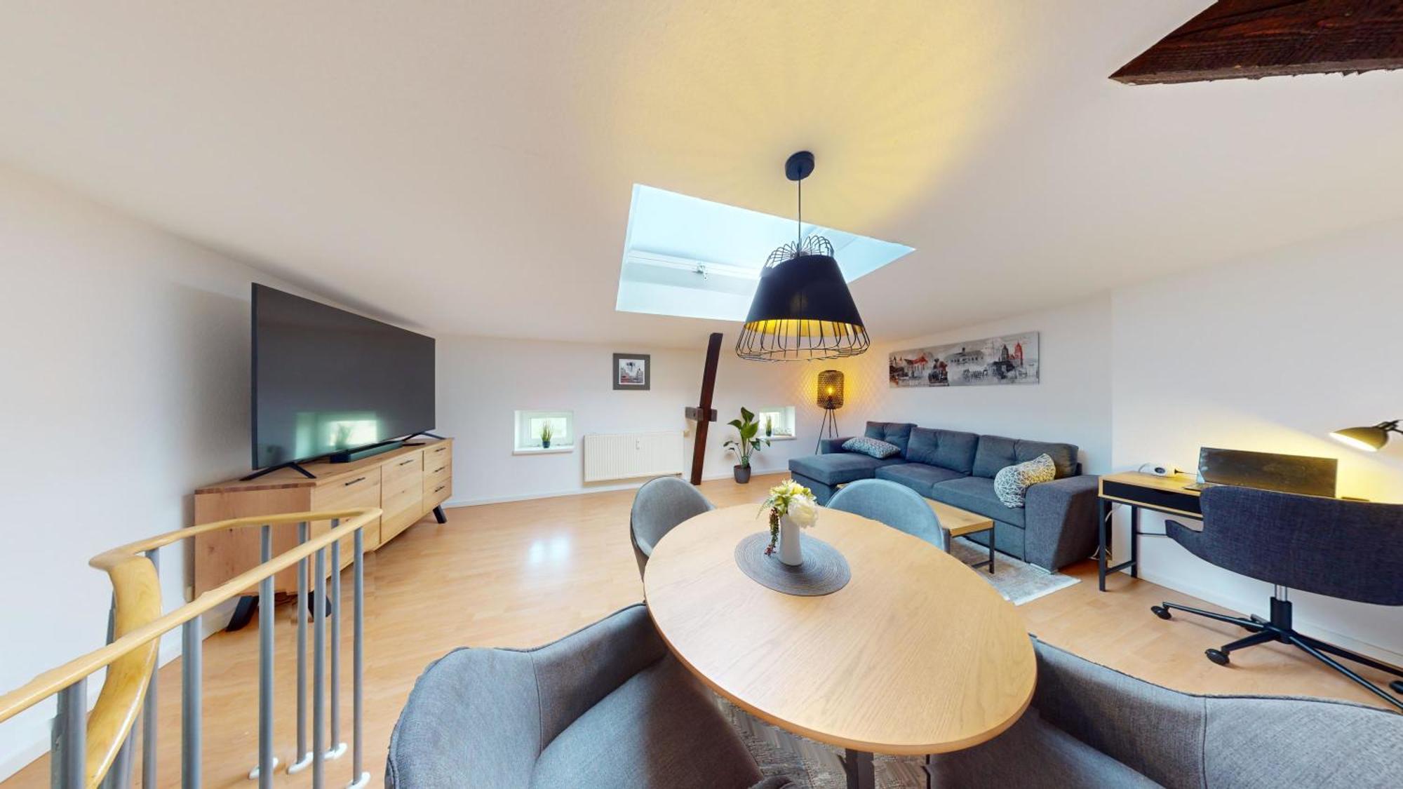 Sweethome - Luxus Apartment Auf 2 Etagen มัคเดอบวร์ก ภายนอก รูปภาพ
